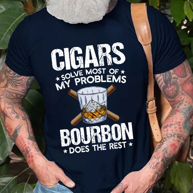 Cigars Solve Most Of My Problems T-shirt