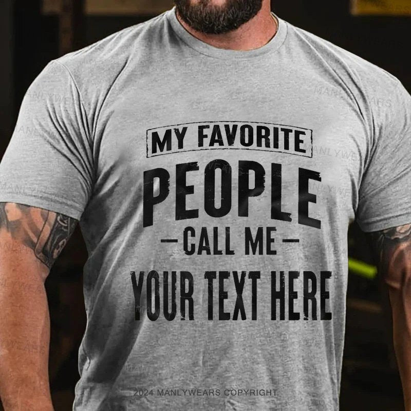 Personalized Cotton Short Sleeve T-Shirt