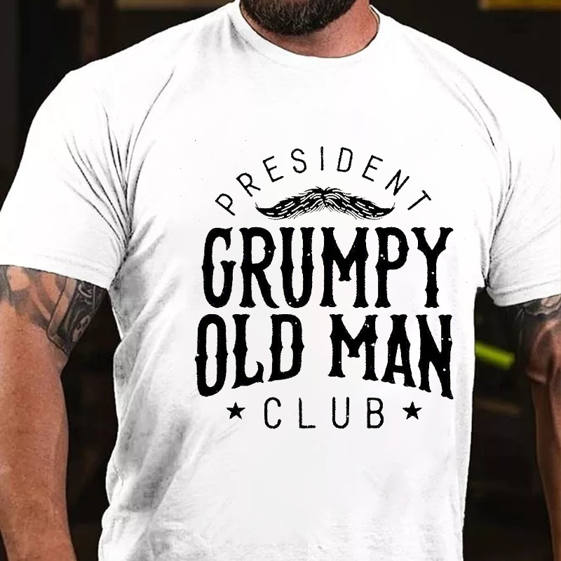 PRESIDENT GRUMPY OLD MAN CLUB T-shirt