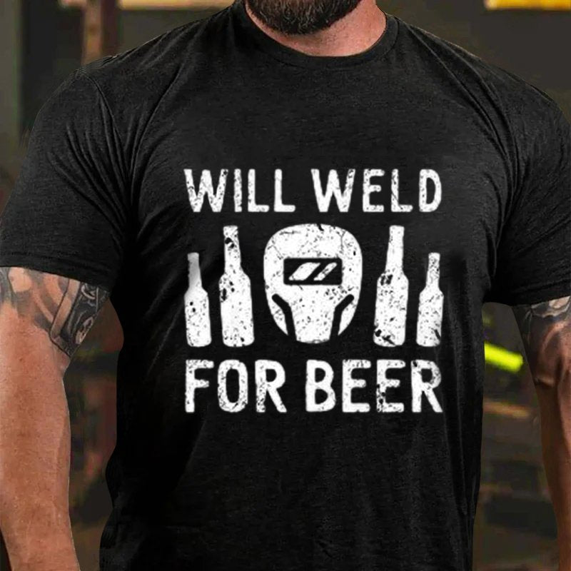 Will Weld For Beer T-Shirt