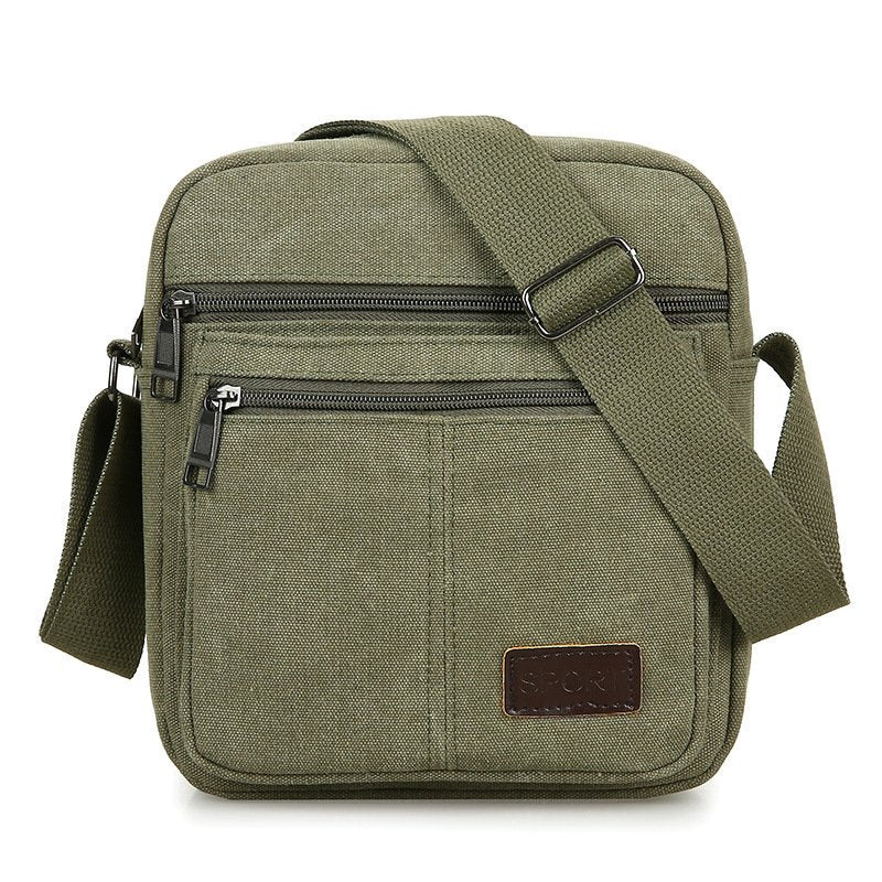 Men's Canvas Wear-resistant Mobile Phone Bag