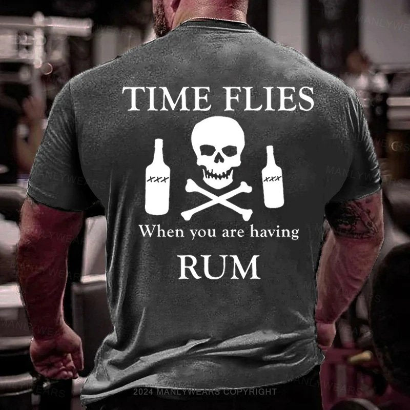 Time Flies When You're Having Rum T-Shirt