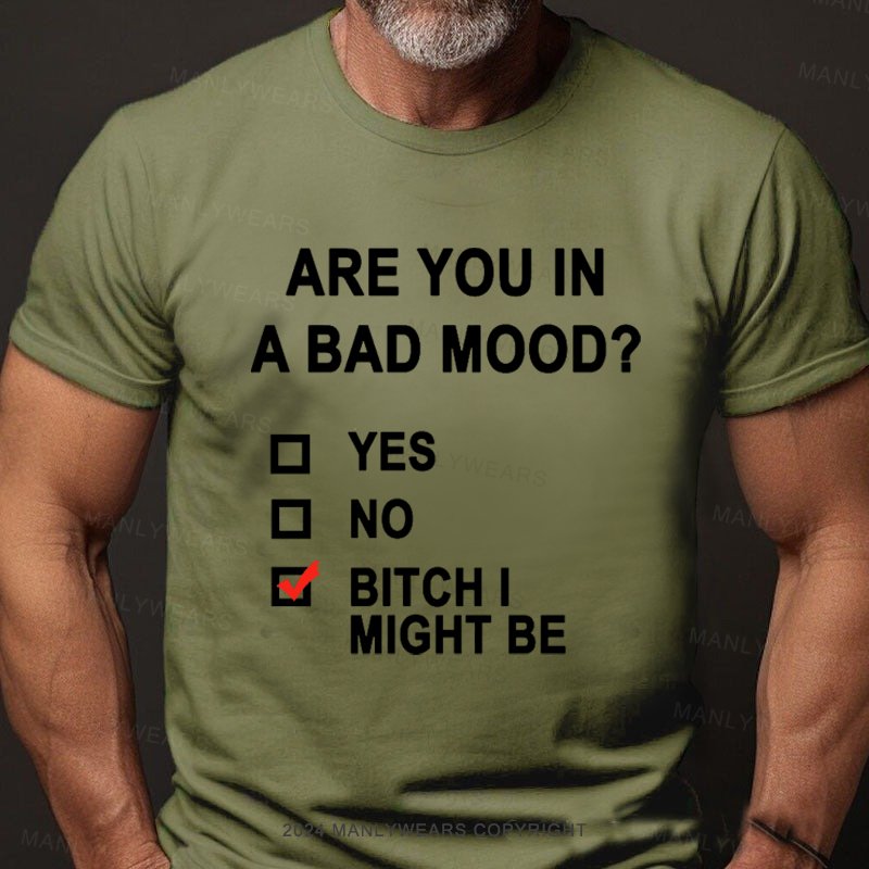 Are You In A Bad Mood? Yes No Bitch I Might Be T-Shirt