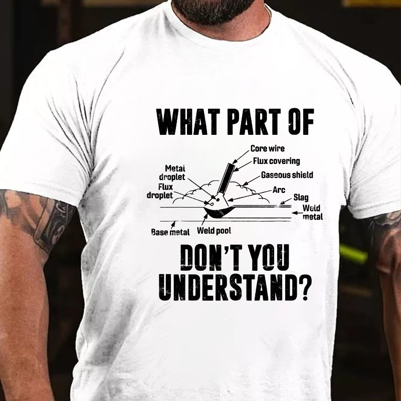 What Part of Dont You Understand Welder Welding T-shirt