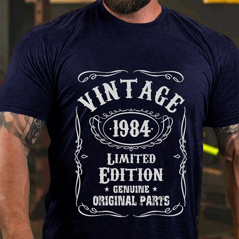 Vint Age 1984  Limited  Edition  Genuine  Original Parts T-Shirt