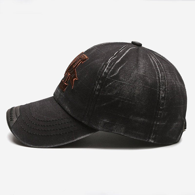 Washed Denim Baseball Cap