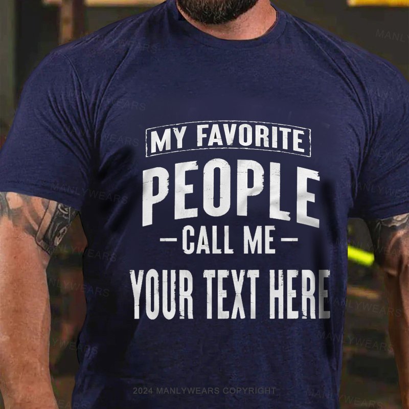 Personalized Cotton Short Sleeve T-Shirt