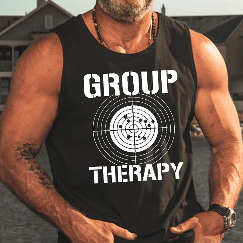 Group Therapy Print Men's Tank Top
