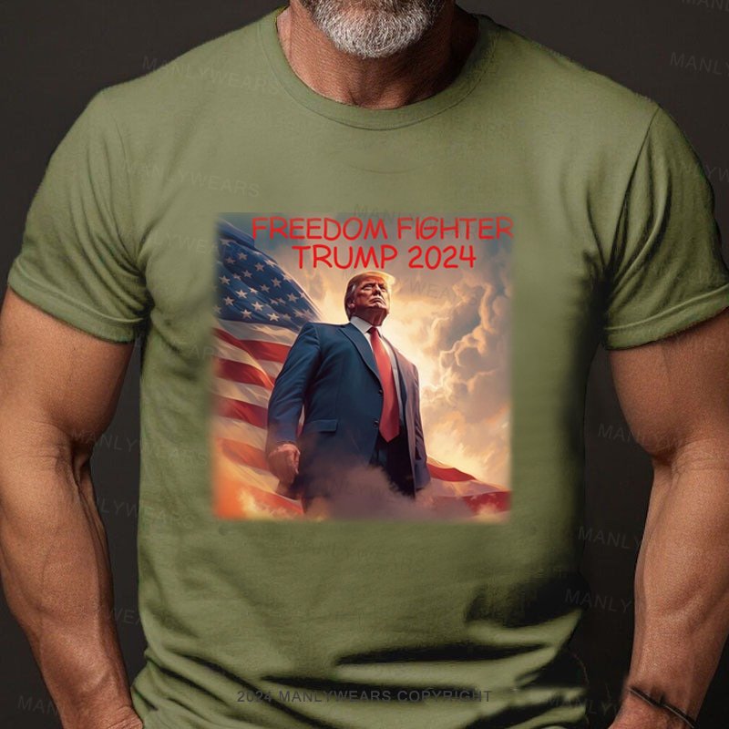 Freedom Fighter Trump Short Sleeve T-Shirt