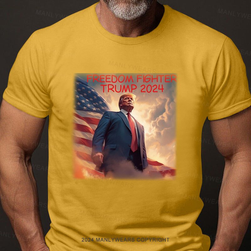 Freedom Fighter Trump Short Sleeve T-Shirt