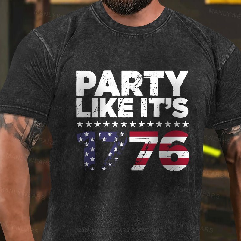 Party Like It's 1776 Washed T-Shirt