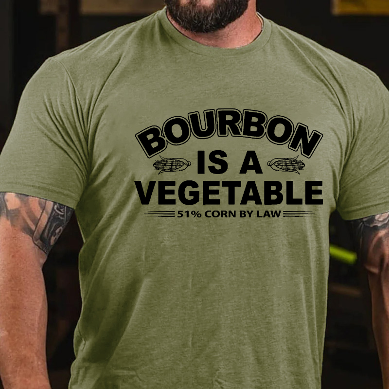 Bourbon Is A Vegetable 51% Corn By Law T-shirt