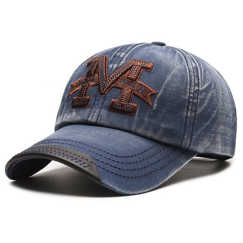 Washed Denim Baseball Cap