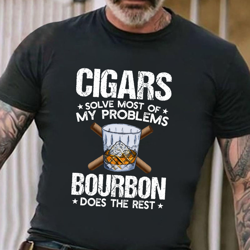 Cigars Solve Most Of My Problems T-shirt