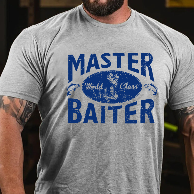 Master Baiter Funny Fishing T-shirt