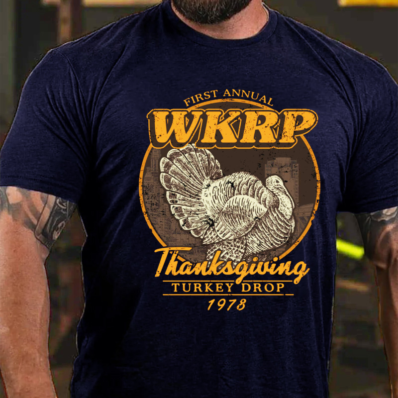 First Annual Wkrp Thanksgiving Turkey Drop 1978 T-shirt