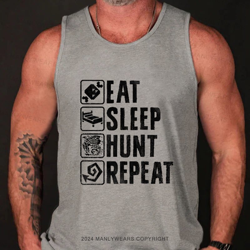 Eat Sleep Hunt Orepeat Tank Top