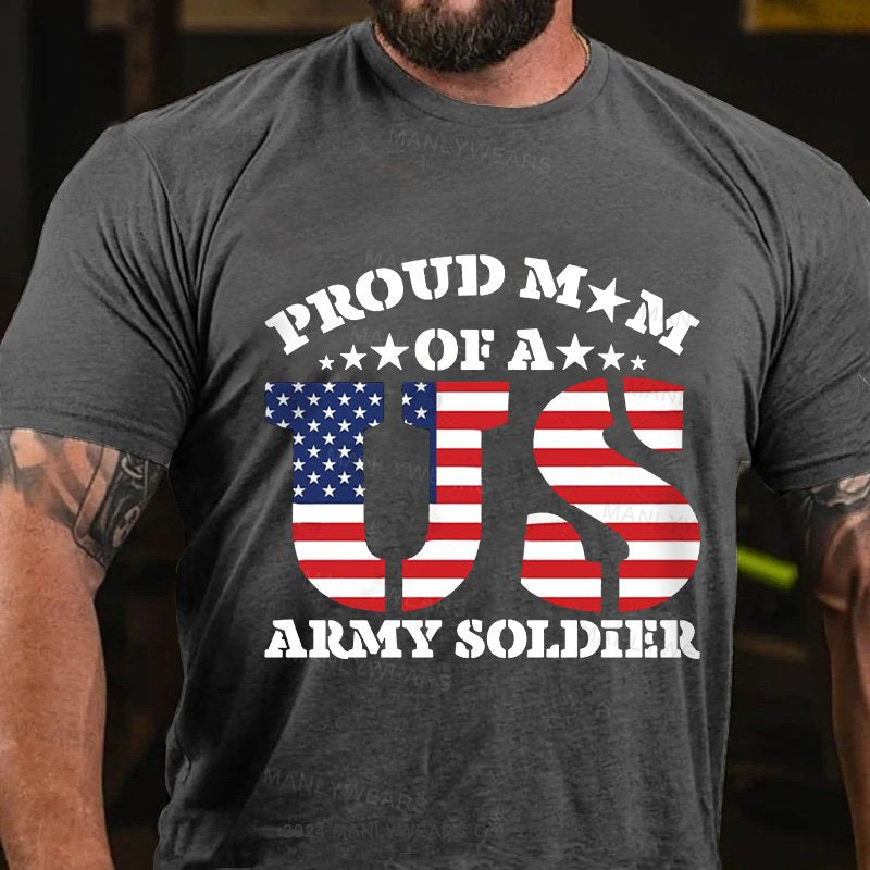 Proud M M Of A Army Soldier T-Shirt