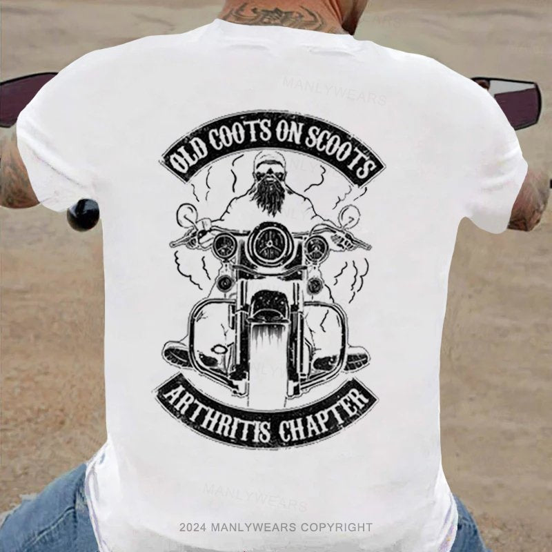 Old Coots On Scoots Arthritis Chapter T-Shirt