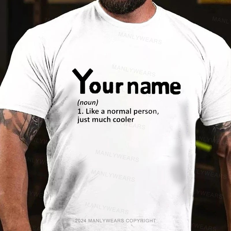 Personalized Name Short Sleeve T-Shirt