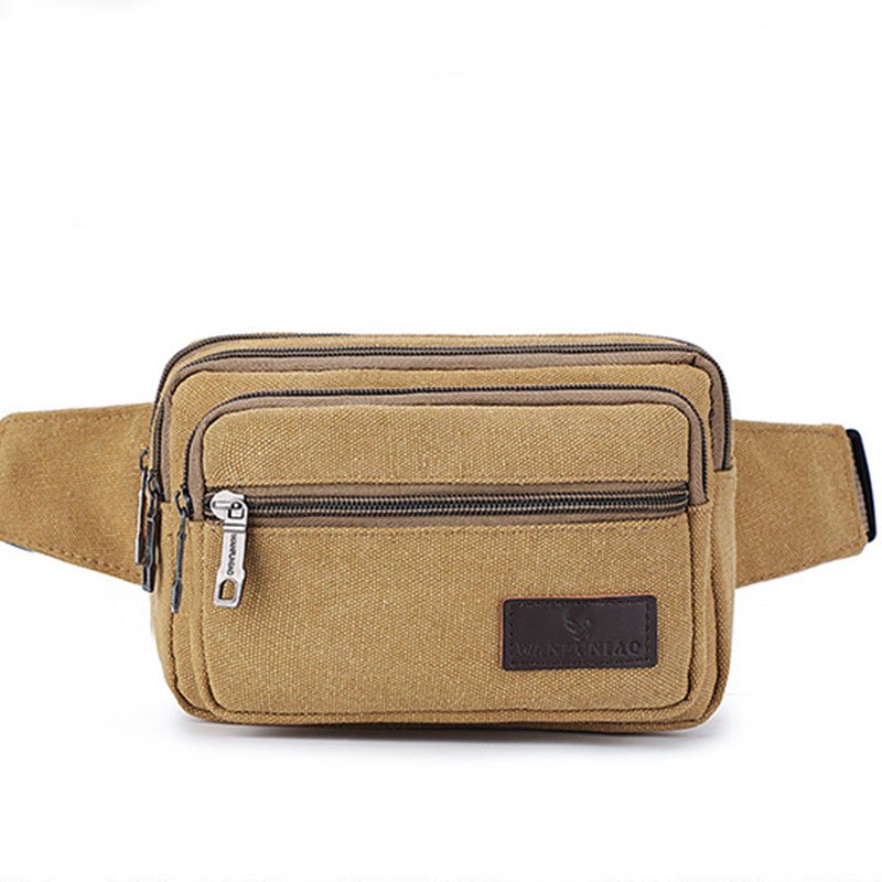 Multifunctional Canvas Waist Bag