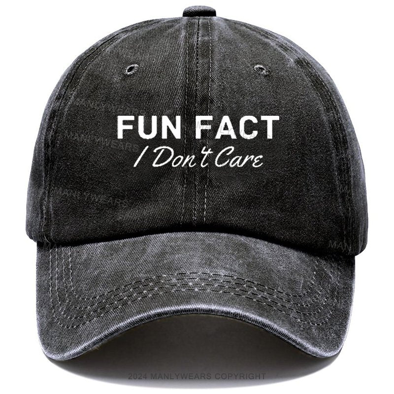 Fun Facti Don't Care Cap