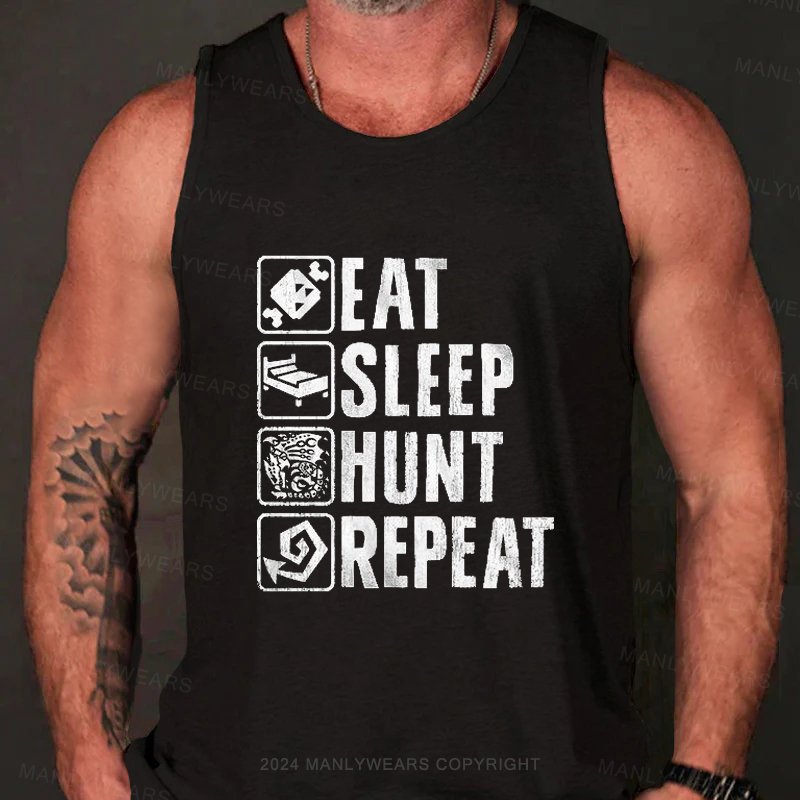 Eat Sleep Hunt Orepeat Tank Top