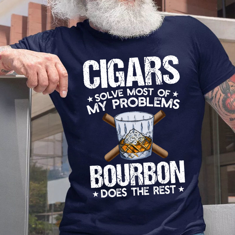 Cigars Solve Most Of My Problems T-shirt