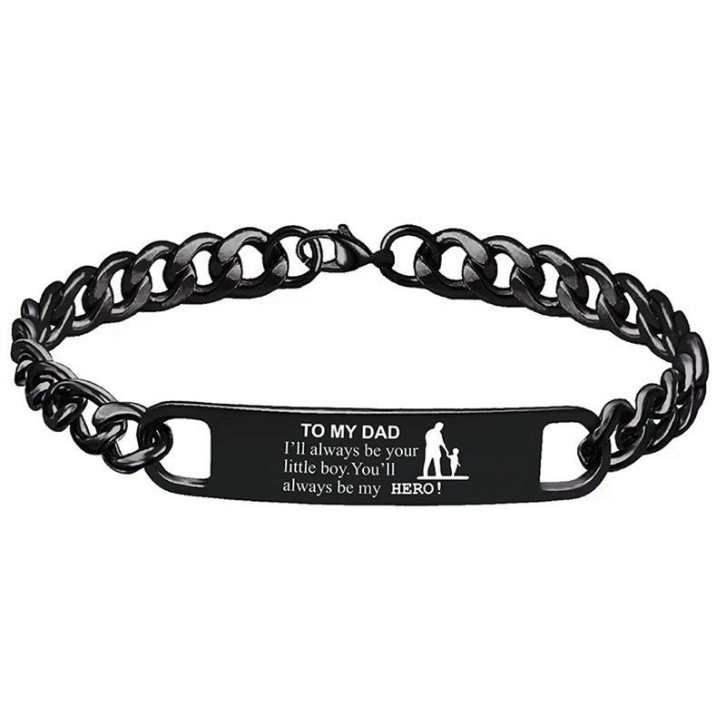 Stainless Steel Father's Day Gift Bracelet