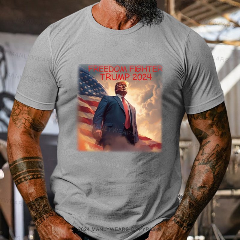 Freedom Fighter Trump Short Sleeve T-Shirt