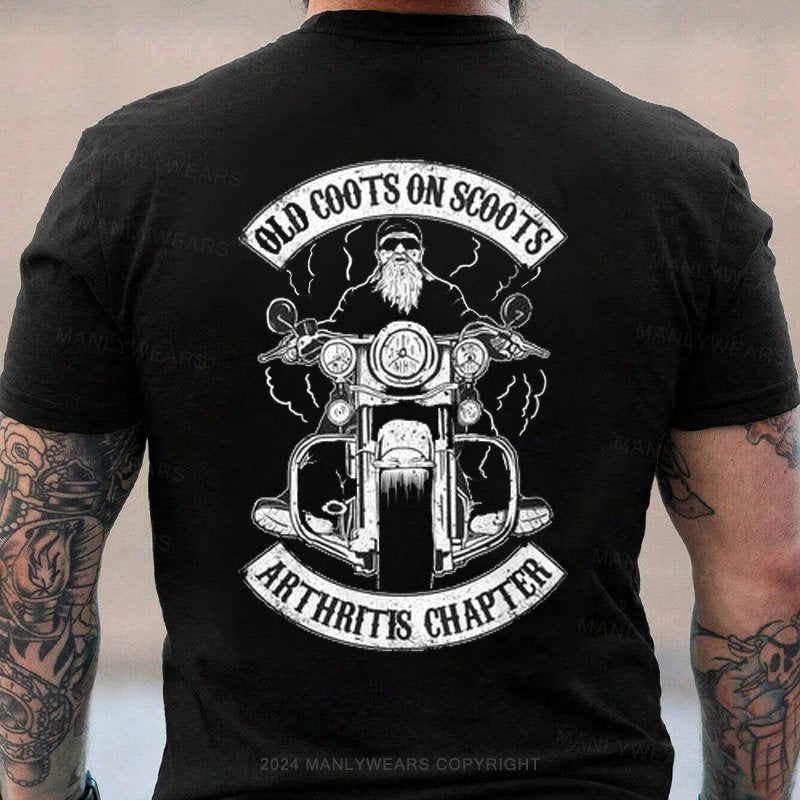 Old Coots On Scoots Arthritis Chapter T-Shirt