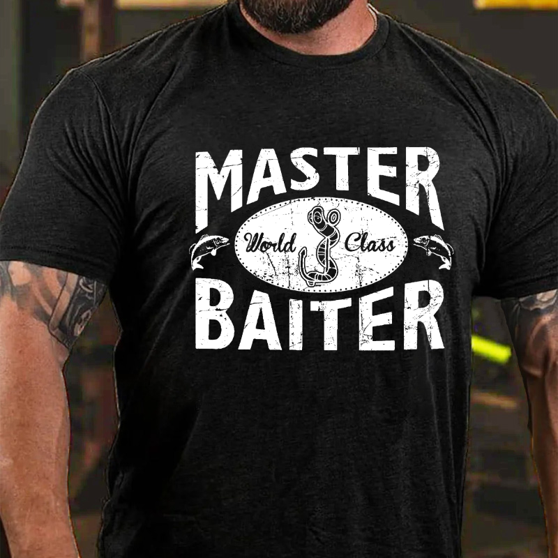 Master Baiter Funny Fishing T-shirt