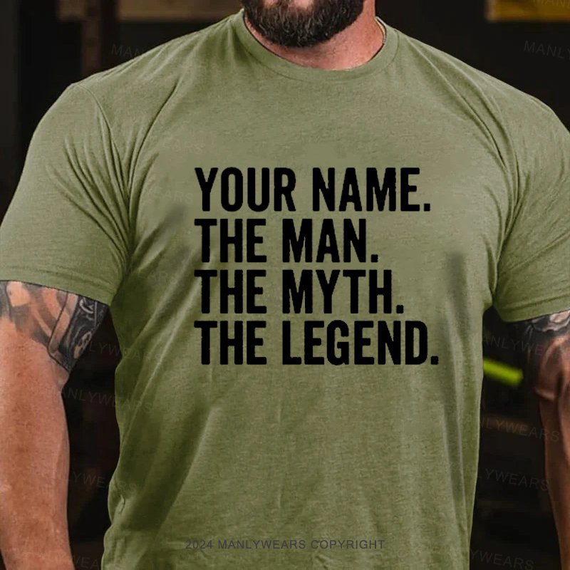 Personalized Name Father's Day Gift T-shirt