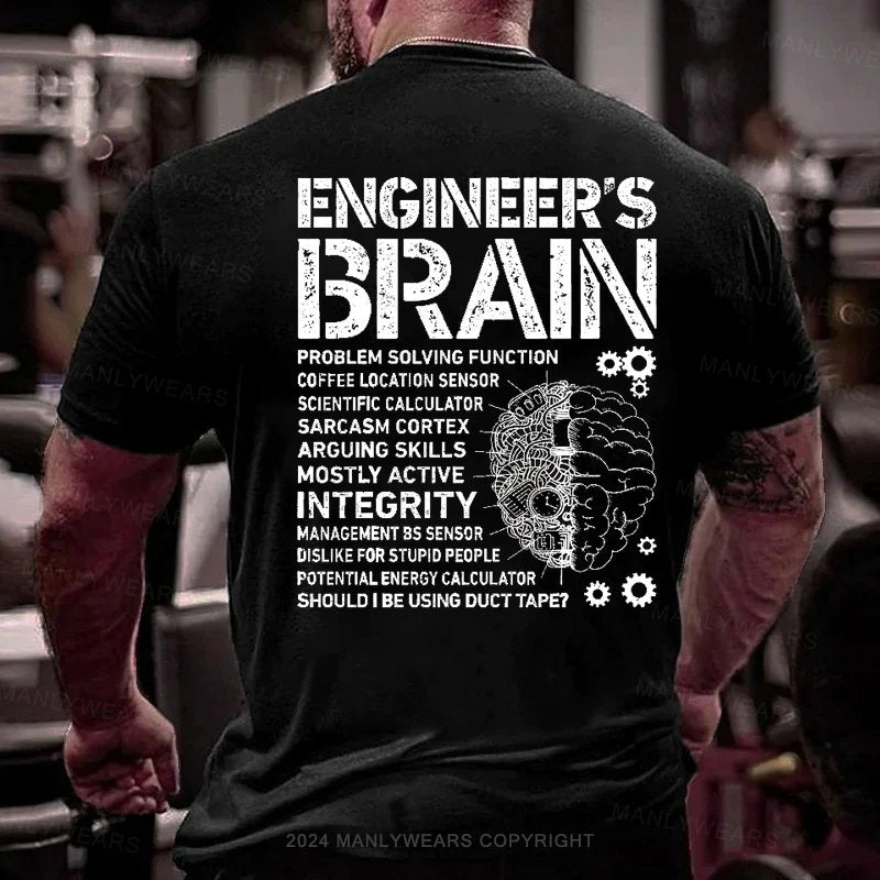 Engineer's Brain Funny Process Engineer T-shirt
