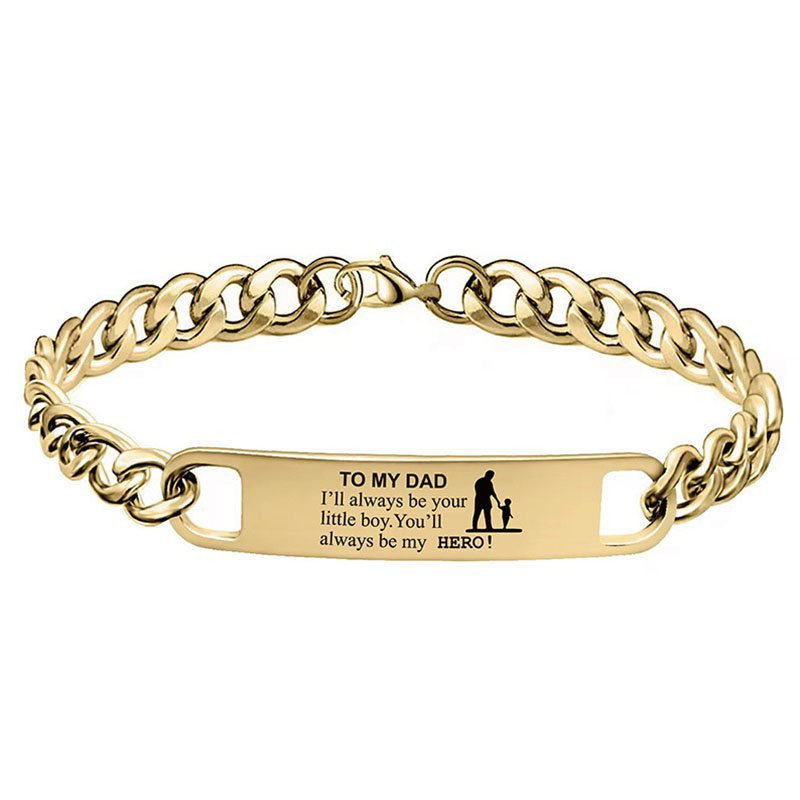 Stainless Steel Father's Day Gift Bracelet