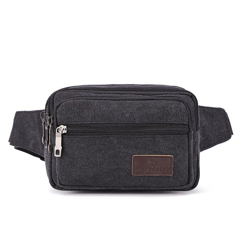 Multifunctional Canvas Waist Bag