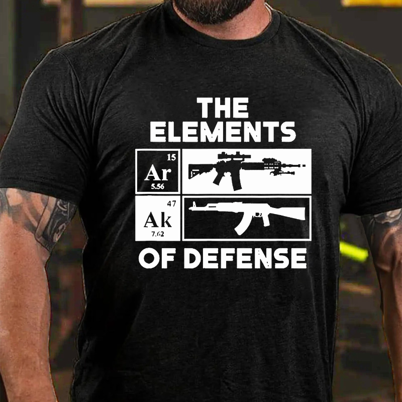 AR15 AK47 Elements of Defense T-shirt