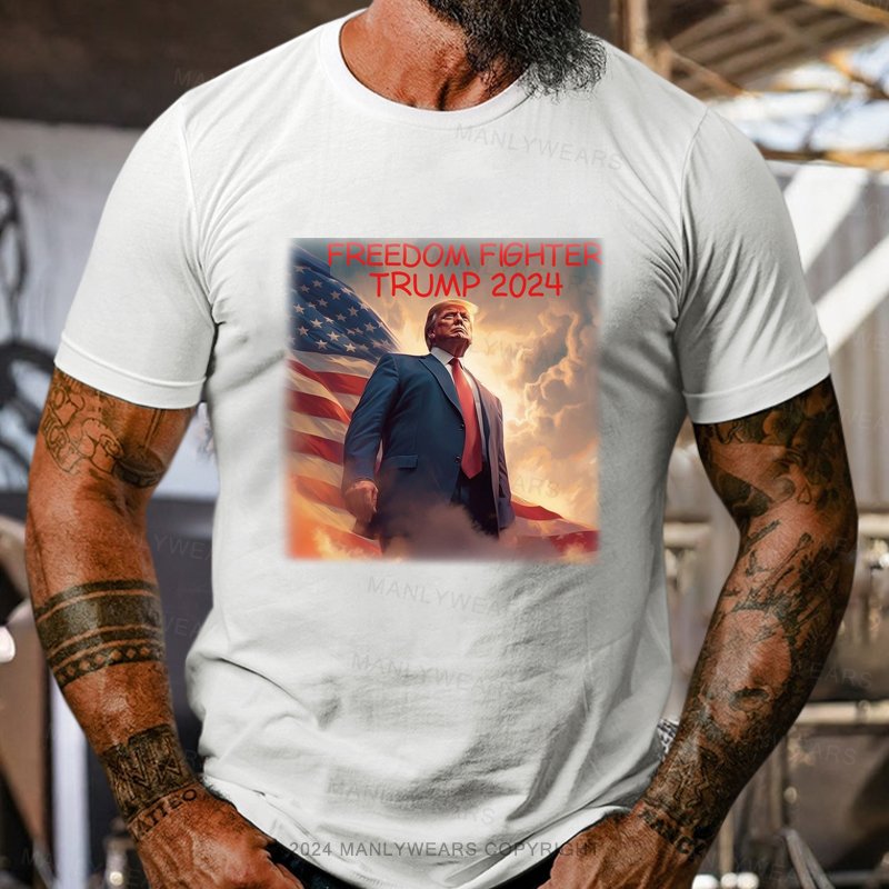 Freedom Fighter Trump Short Sleeve T-Shirt