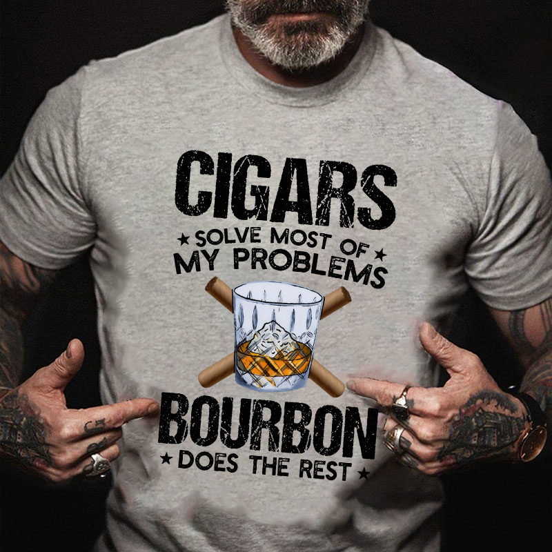 Cigars Solve Most Of My Problems T-shirt