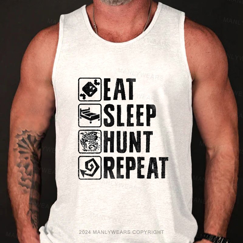 Eat Sleep Hunt Orepeat Tank Top