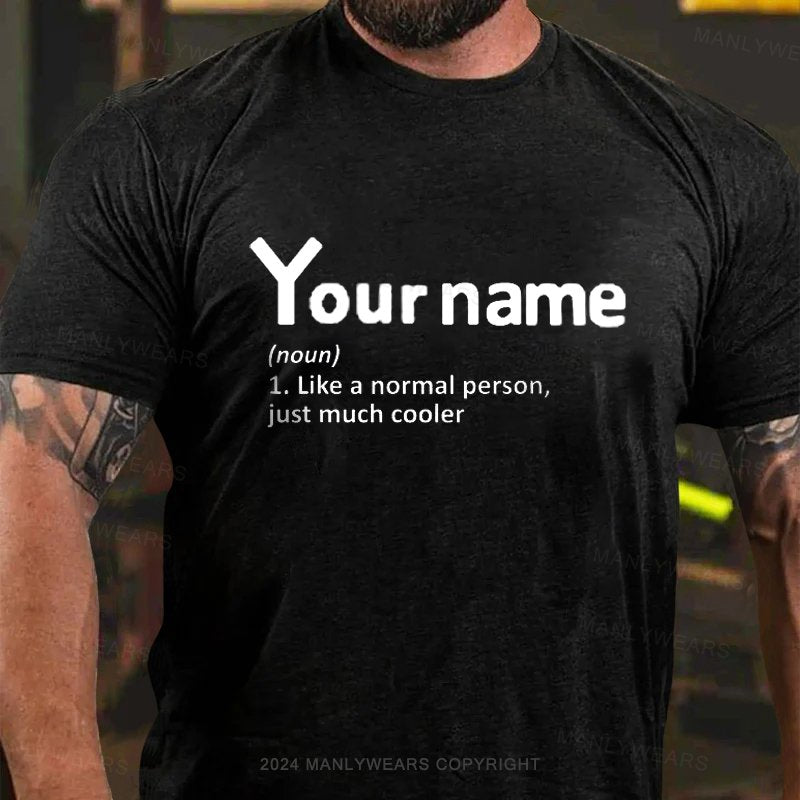 Personalized Name Short Sleeve T-Shirt