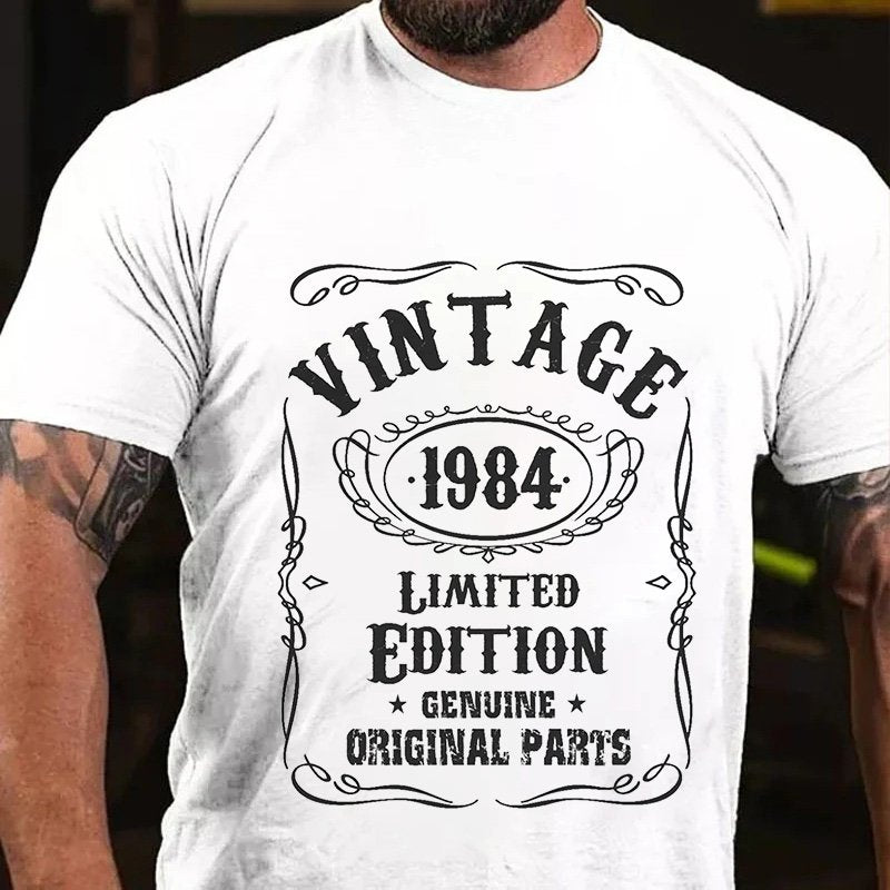 Vint Age 1984  Limited  Edition  Genuine  Original Parts T-Shirt