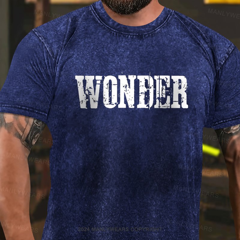 Wonder Short Sleeve Washed T-Shirt