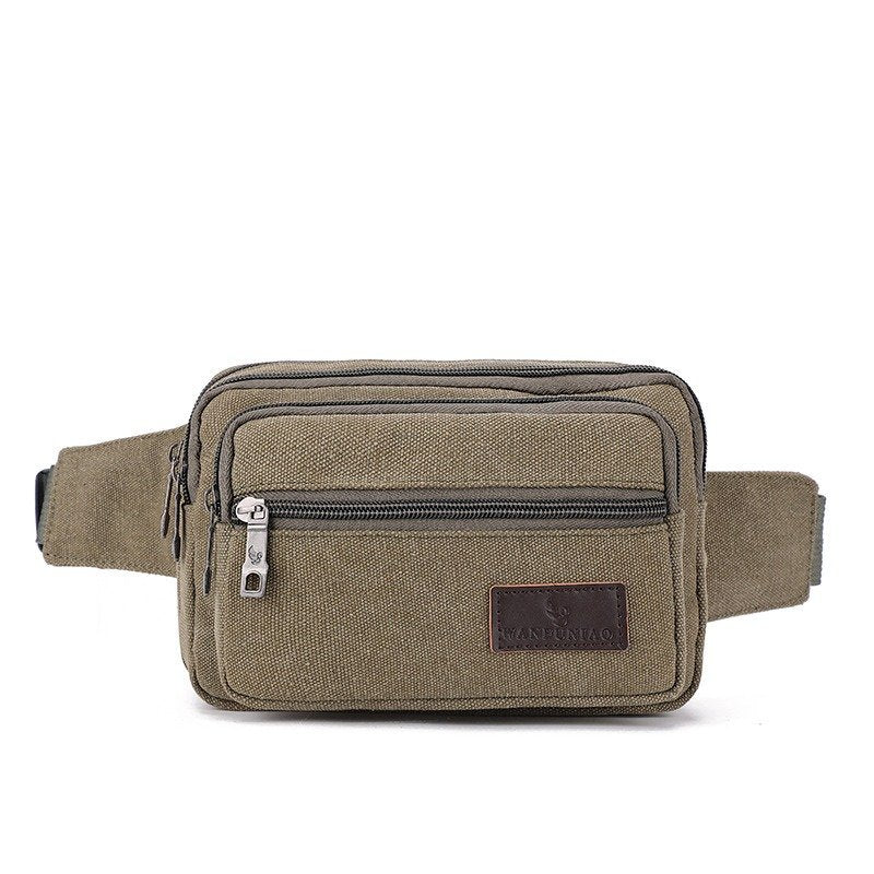 Multifunctional Canvas Waist Bag