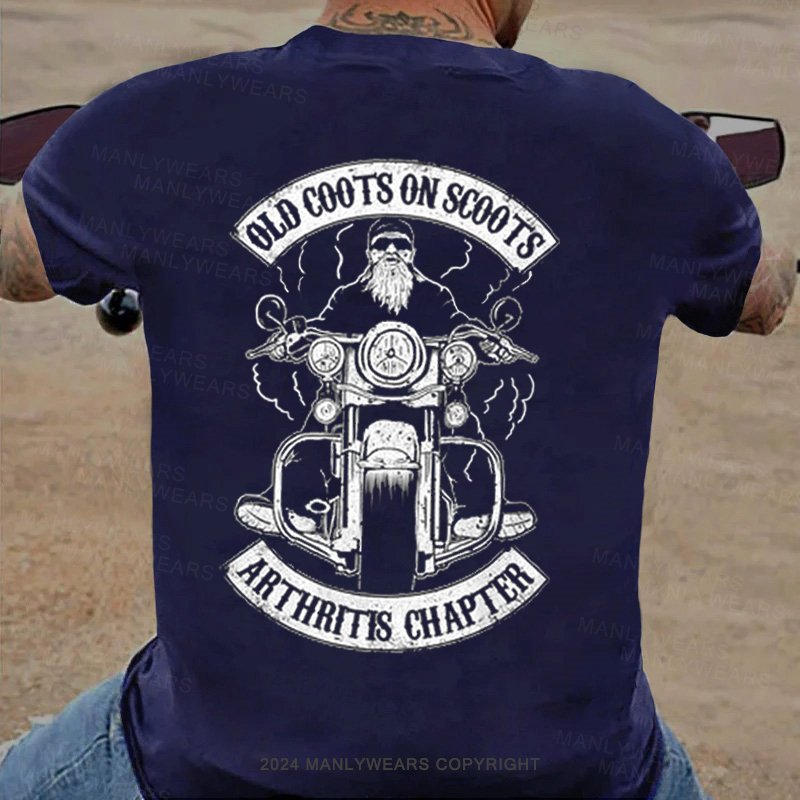 Old Coots On Scoots Arthritis Chapter T-Shirt