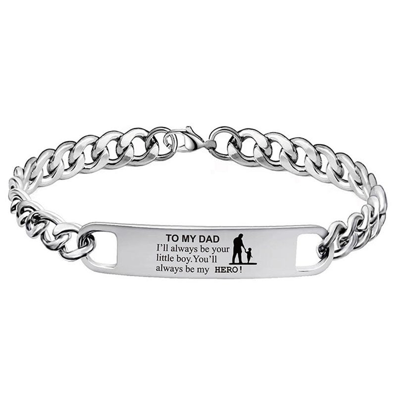 Stainless Steel Father's Day Gift Bracelet