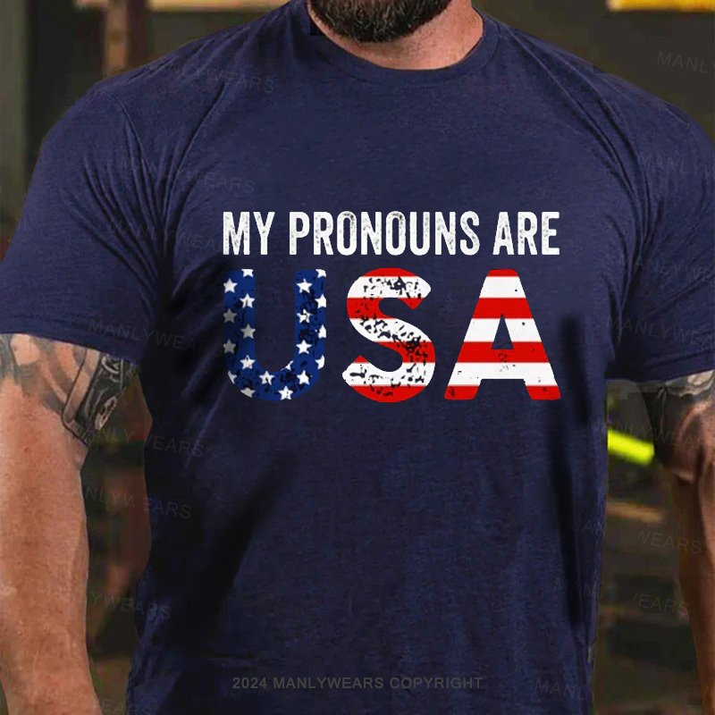 My Pronouns Are USA T-Shirt