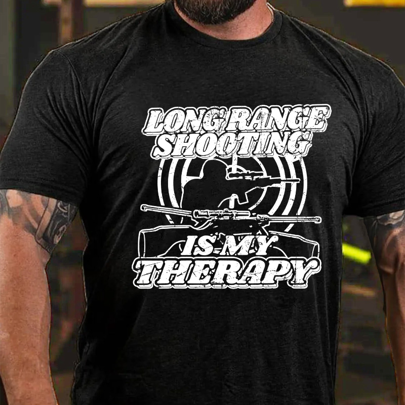 Long Range Shooting is My Therapy T-shirt