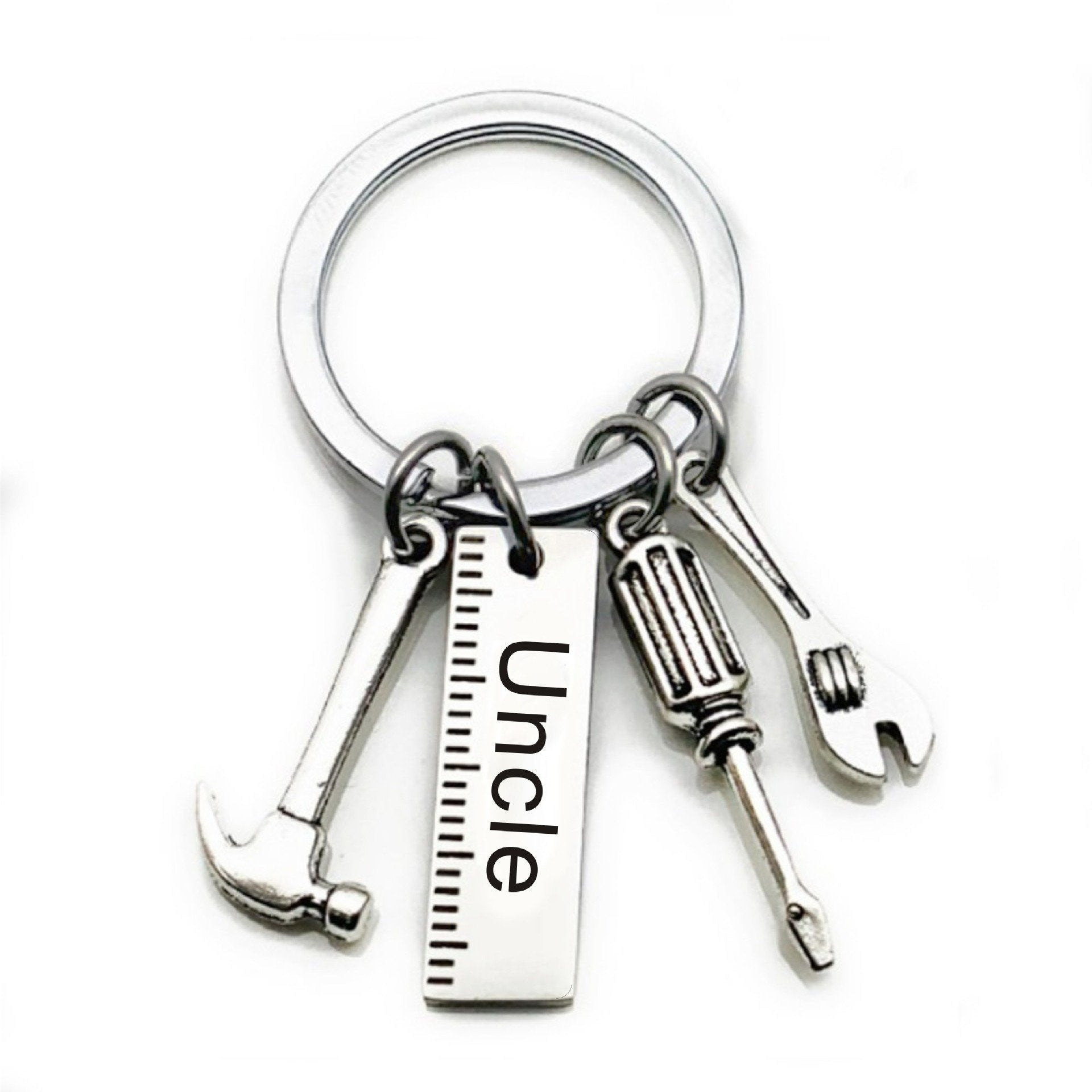 Stainless Steel Father's Day Gift Keychain