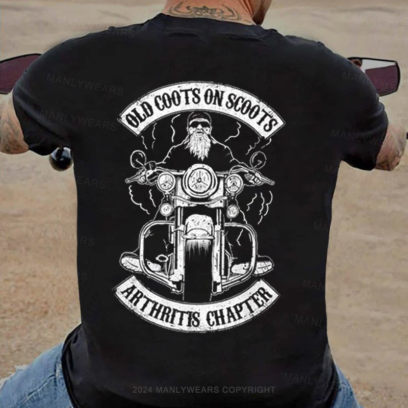 Old Coots On Scoots Arthritis Chapter T-Shirt